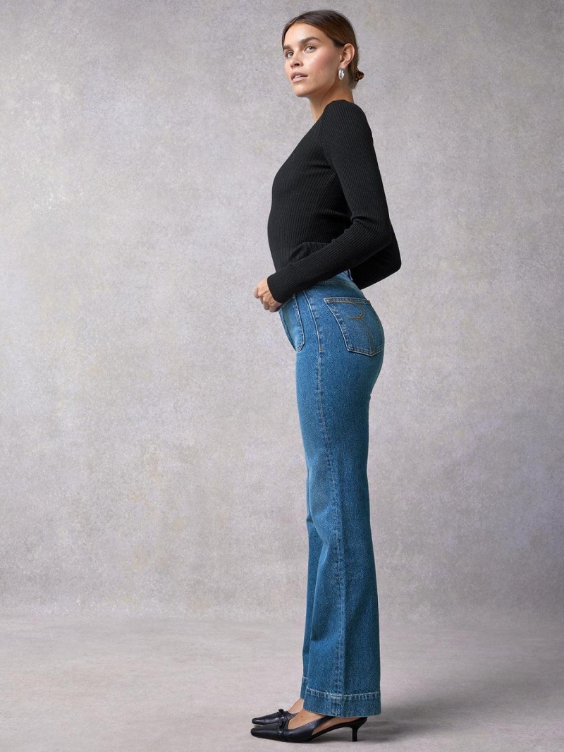 Rouje Belleville Jeans Blå | Norge_P71474