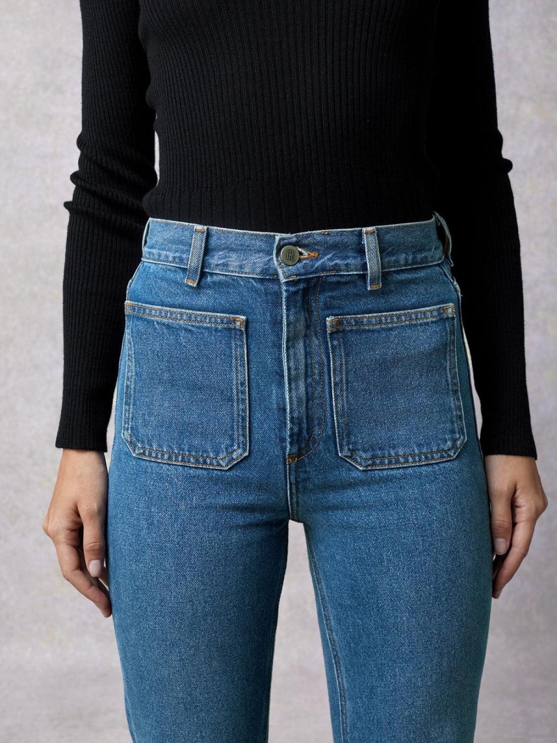 Rouje Belleville Jeans Blå | Norge_P71474
