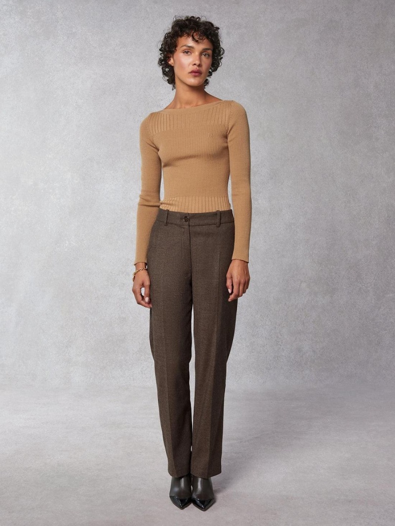 Rouje Brigitte Genser Topper Khaki | Norge_P73894