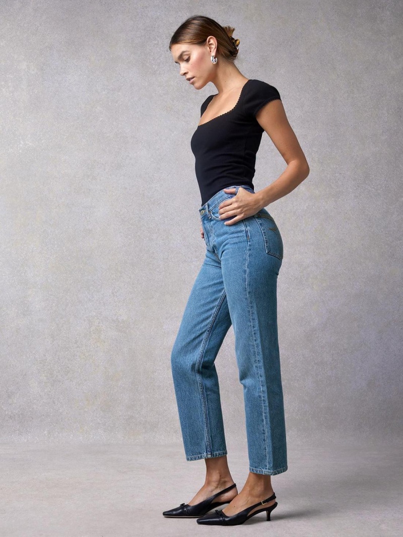 Rouje Marais Jeans Indigo | Norge_P93103